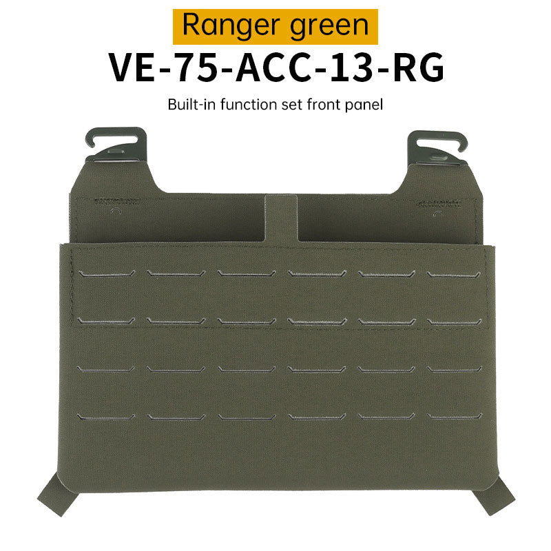 WoSporT can accommodate three 5.56 (or two 7.62) inner pockets with built-in function cover camouflage front panel eprolo