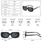 Autumn New Square Sunglasses Trend Simple Macaron Glasses Fashion INS Sunglasses Women eprolo