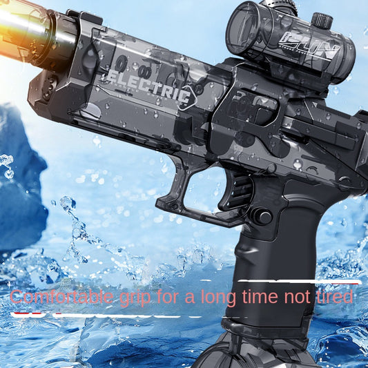 New Electric Automatic Water Gun With light Sprays Water Continuously High-pressure High-speed Powerful Ice Blast Water Gun Toys eprolo