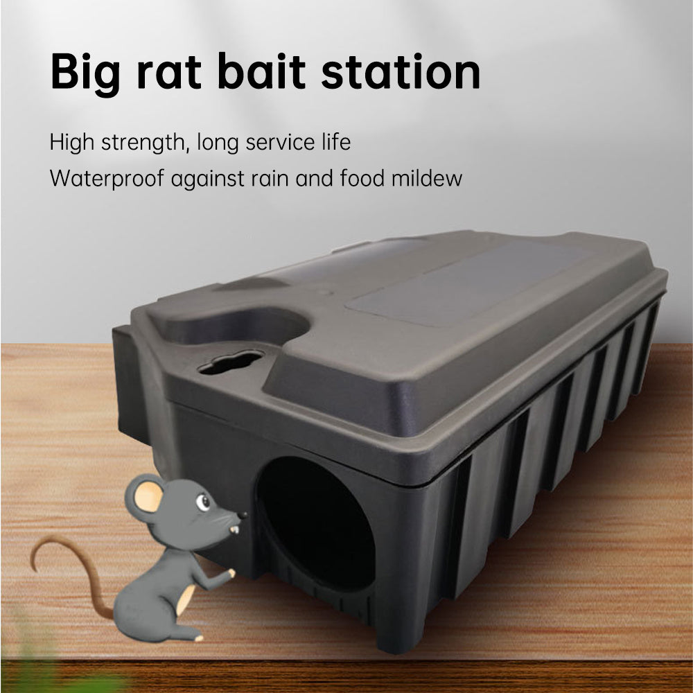 Rat Bait Station Outdoor  Rat Trap Outdoor with Key Eliminates Rats Fast. Keeps Children and Pets Safe Indoor Outdoor (Bait not Included) eprolo