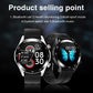 E1-2 Smart Watch Men Bluetooth Call Custom Dial Full Touch Screen Waterproof Smartwatch For Android IOS Sports Fitness Tracker eprolo