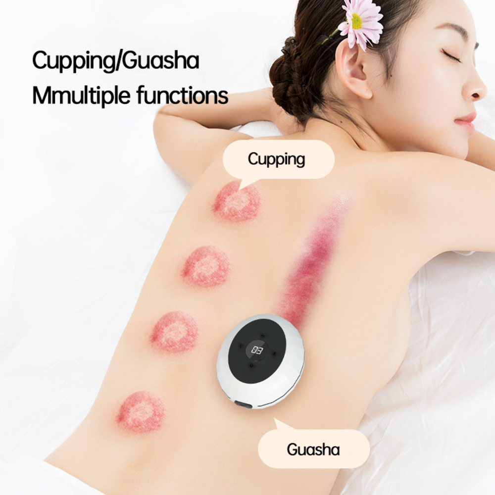 12 Levels Electric Intelligent Scraping Cupping Device Household Wireless Cup Instrument Painless Dredge Meridians Health Care eprolo