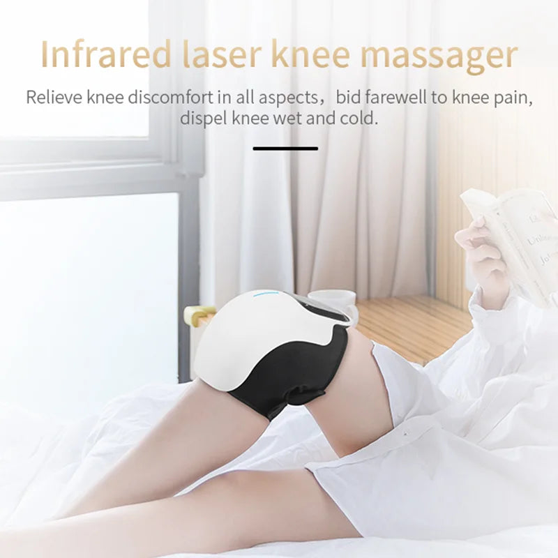 Knee Massager with Heat and Kneading for Pain Relie Rechargeable LED Display Arthritis Massagers Infrared Heated Vibration Tool eprolo