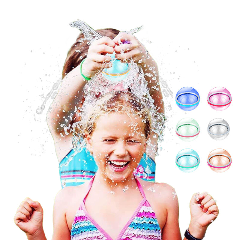 Water Injection Reusable Water Balloon Fight Water Fight Automatic Sealing Water Bomb Children's Toy Water Polo eprolo