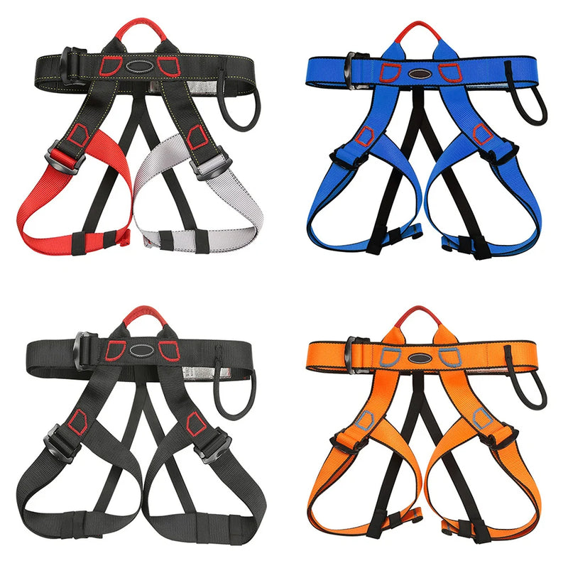 Outdoor Safety Belt Climb Rock Safety Harness Tree Climbing Half Body Harness For Women Men Children Ideal Gift For Rock Climber eprolo