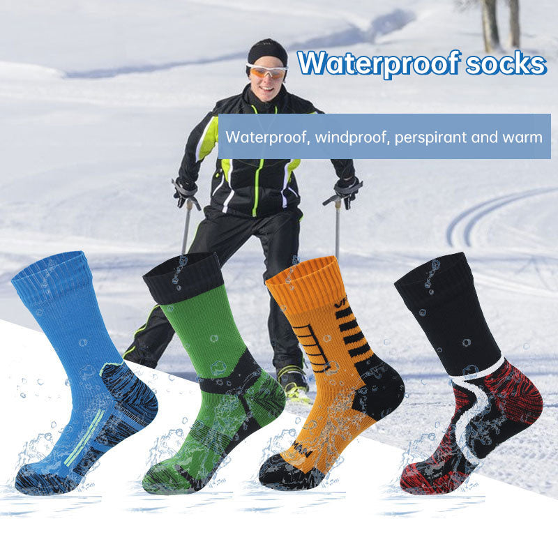 Socks Waterproof Breathable Outdoor Waterproof Hiking Wading Camping Winter Skiing Sock Riding Snow Warm Waterproof Socks eprolo