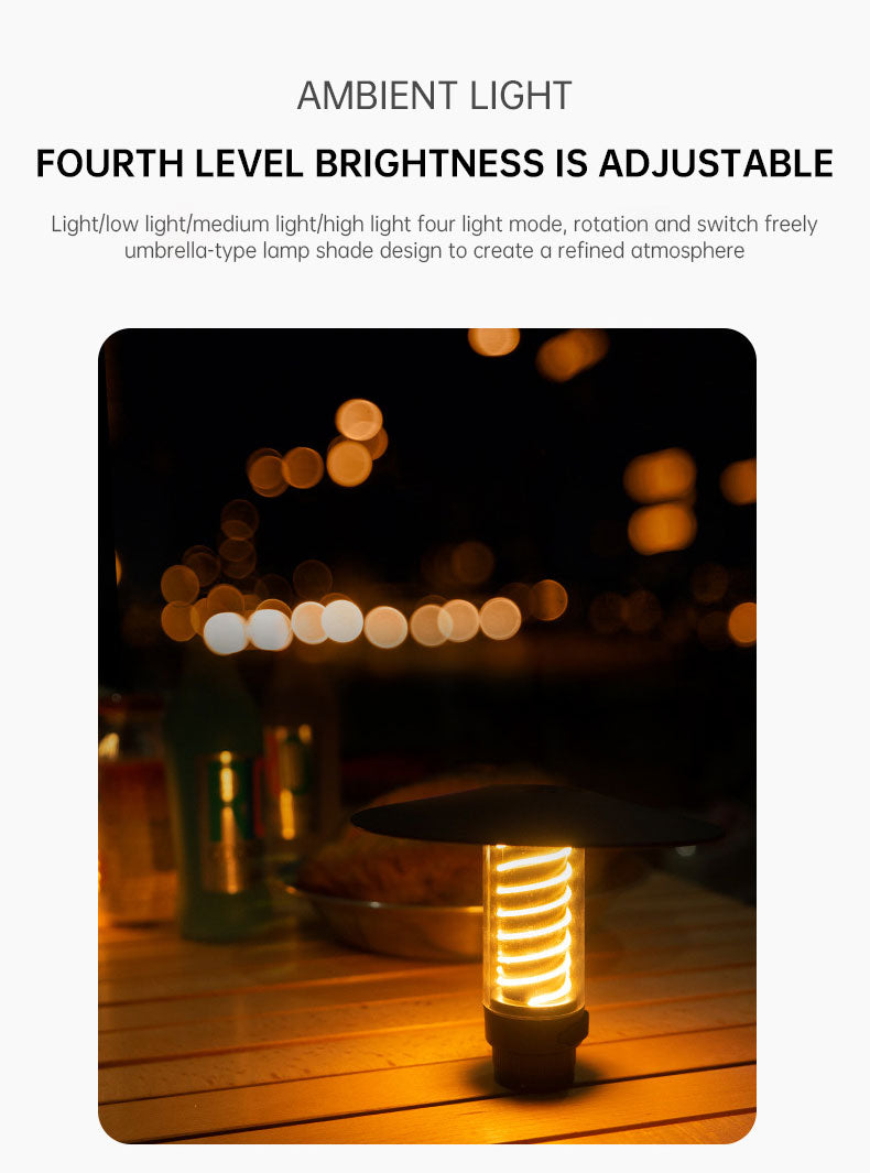 Outdoor Camping Light Portable Night Light Portable Flashlight Tripod Stand Lighting Lighthouse Marquee Tent Atmosphere Light eprolo