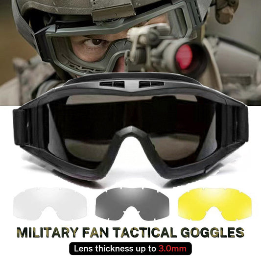 Military Tactical Goggles Outdoor Windproof Sports Army Airsoft Shooting Glasses Cycling Mountaineering Eyewear UV400 eprolo