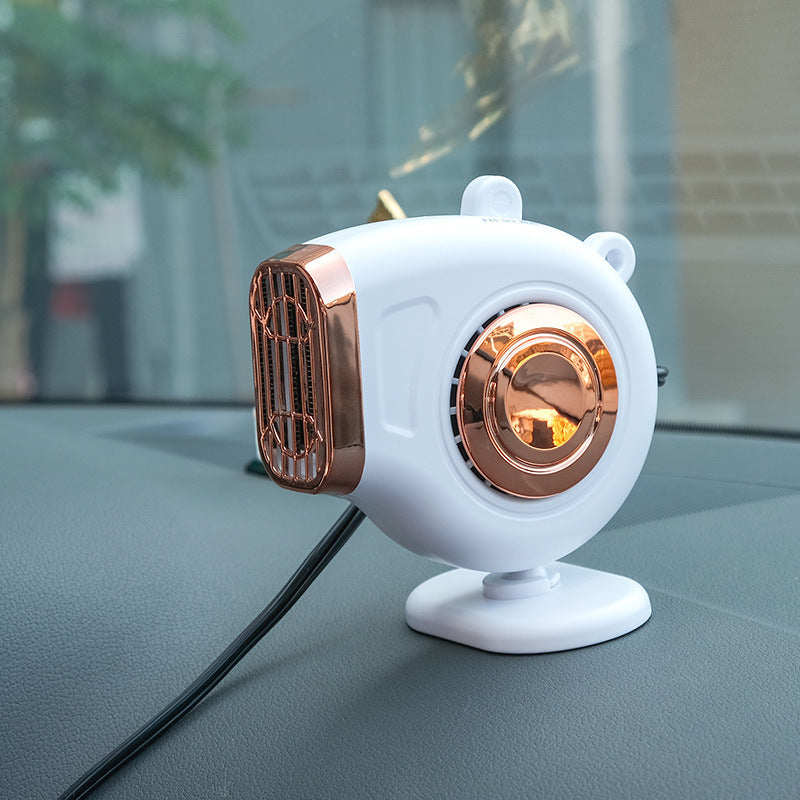 Small Sun Car Mounted Heater 12V/24V Car Heater Car Creative Fast Heating Mini Hot Fan eprolo