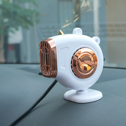 Small Sun Car Mounted Heater 12V/24V Car Heater Car Creative Fast Heating Mini Hot Fan eprolo