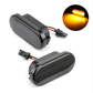 2pieces Led Dynamic Side Marker Turn Signal Light For Volkswagen VW Bora Golf 3 4 Passat 3BG Polo SB6 SEAT Ibiza Leon Skoda Ford eprolo