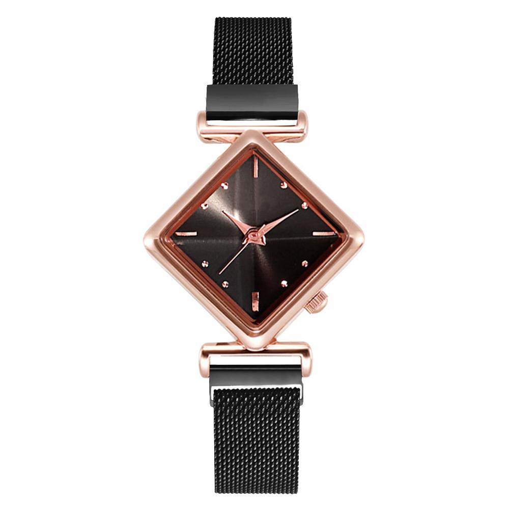 Women Square Watch Luxury Ladies Quartz Magnet Buckle Gradient Color Watches Relogio Feminino For Gift Clock eprolo