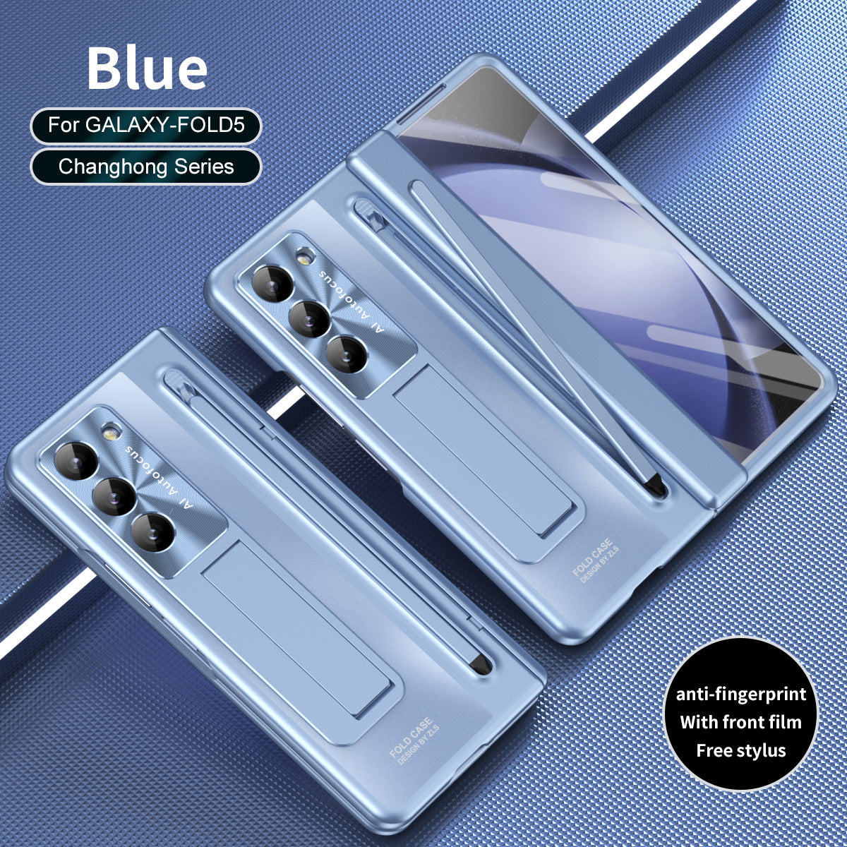 Suitable for Samsung Galaxy Z Fold6 mobile phone case shell film integrated bracket with stylus Z Fold5 anti-fall eprolo