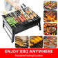 Barbecue Large Outdoor Barbecue Portable Charcoal Grill BBQ Barbecue Folding Barbecue Grill eprolo