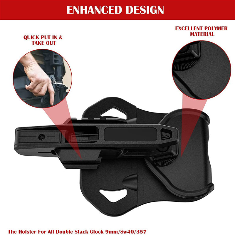 Tactical pistol holster holster suitable for Glock 9mm