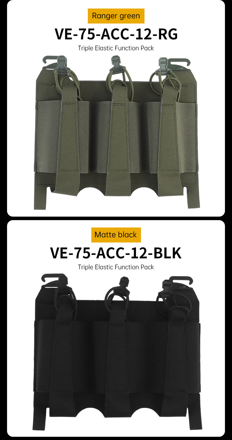 Outdoor 5.56 Triple Magazine Pouches Tactical Pouch Molle Mag Pouch for Hunting Vest eprolo