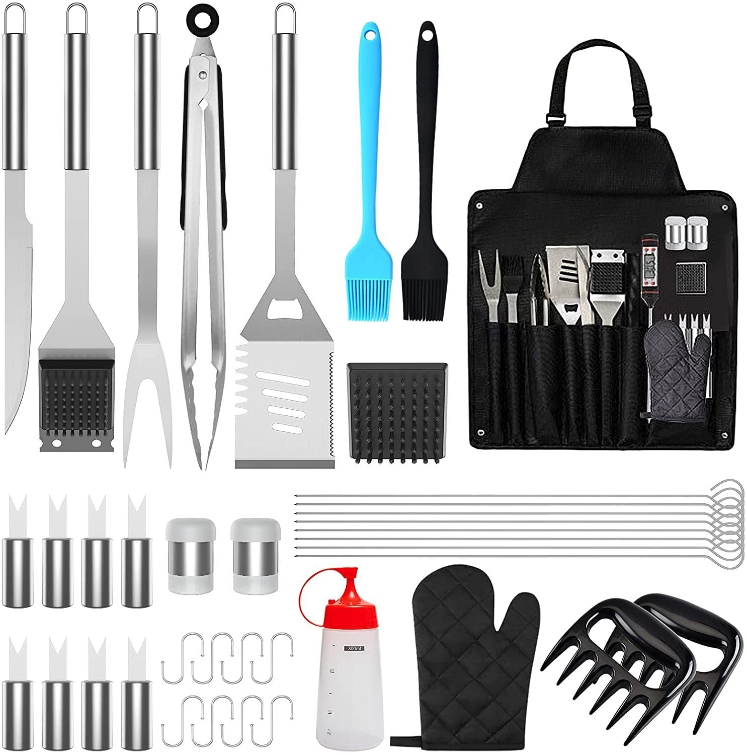 Apron Bakeware 39-Piece BBQ Grilling Utensils Set Baking Utensils eprolo