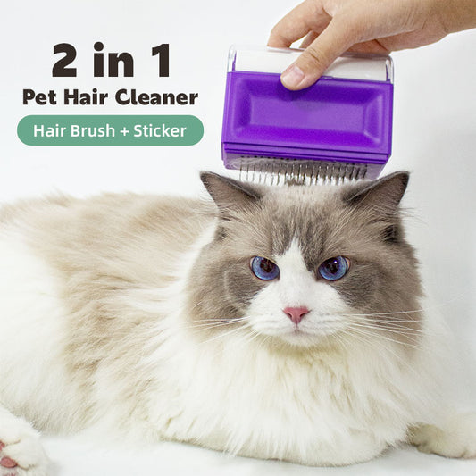 Pet Comb Automatic Hair Removal Comb Dog Self-cleaning Comb Cat and Dog Knotting Comb Pet Cleaning Supplies eprolo