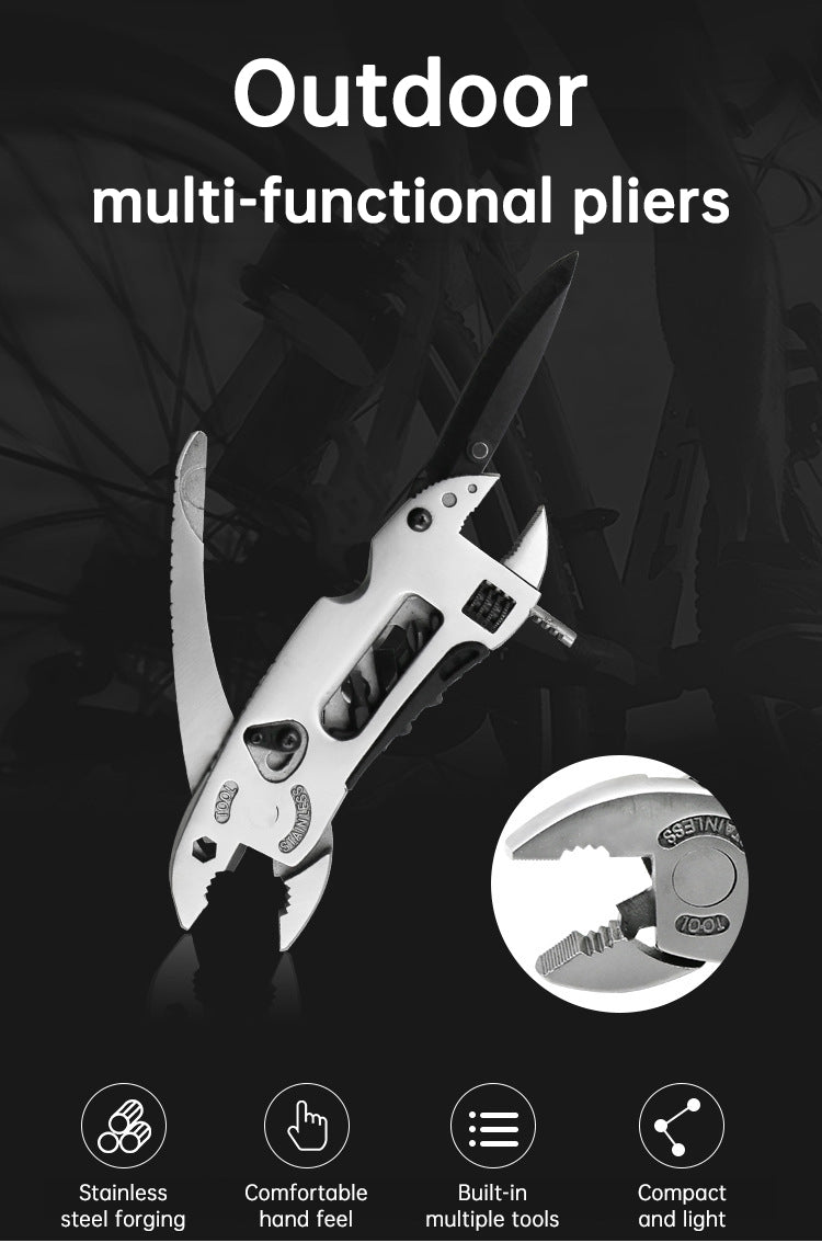 Outdoor camping regular pliers, multi-purpose tool pliers, outdoor wrench tool combination eprolo