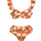 Sexy Beach Holidays Party Causal Bikini Set Women's Print Pattern Slim Backless Swimwear Female eprolo