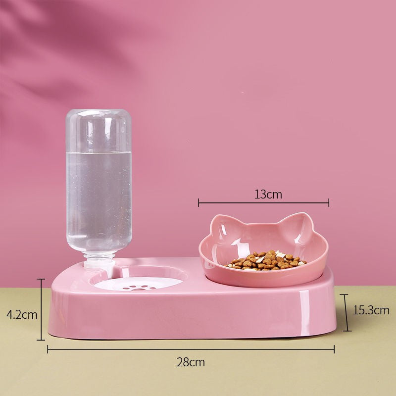 Pet bowls save space reduce flipping wet mouth cat bowls pet automatic water dispensers pet food bowls dog bowls eprolo