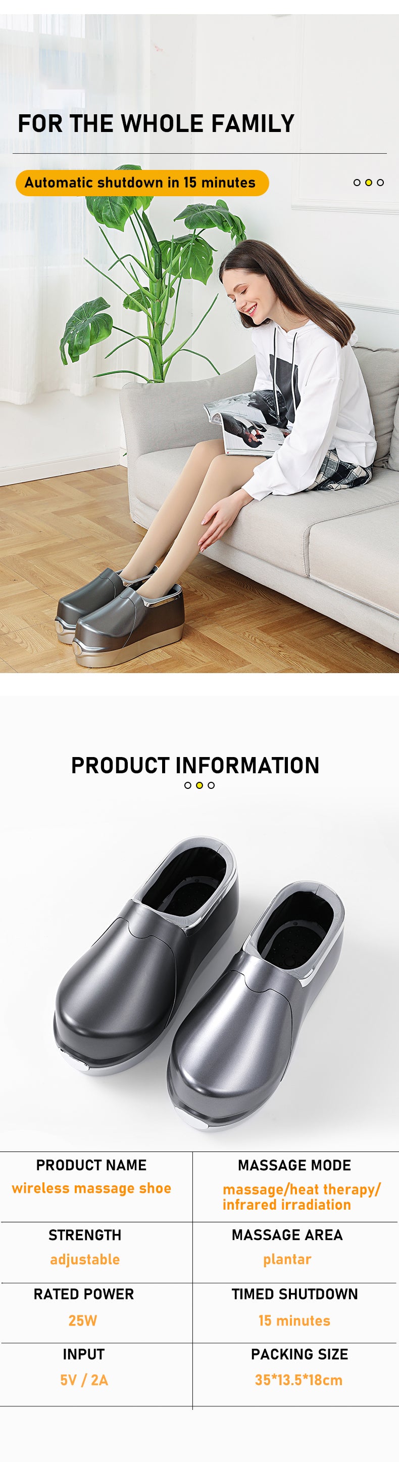 Multifunctional massage shoes Sole acupoint massage shoes eprolo