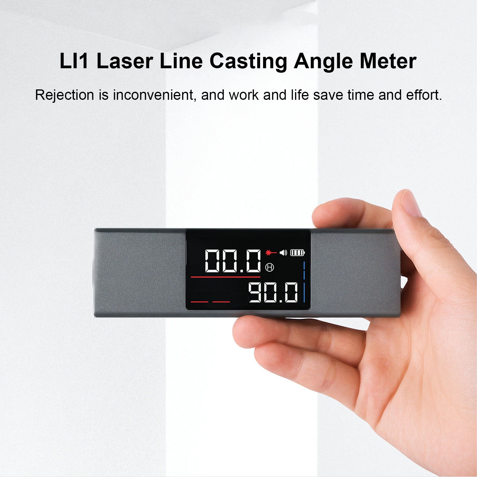 Suitable For Xiaomi Duke Li1 Laser Casting Angle Meter Decoration Multi-Functional Handheld Electronic Digital Display Meter Angle Ruler eprolo