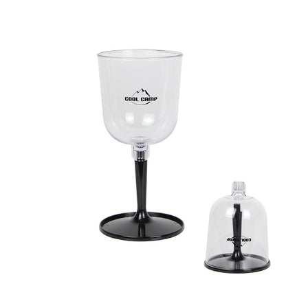 Outdoor Camping Red Wine Cup Shatterproof Plastic Stemware Detachable Portable Wine Cup Champagne Cup eprolo