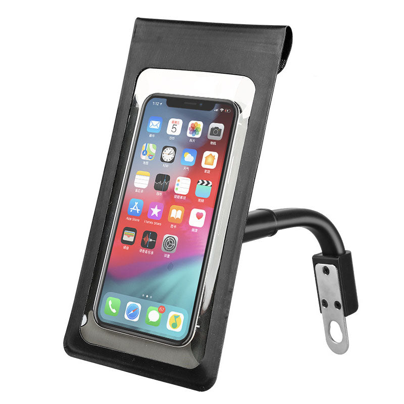 Waterproof Car Front Mobile Phone Bag Touch Screen Handlebar Model Rearview Mirror Model Bicycle Motorcycle Quick Release Mobile Phone Bracket Bag eprolo