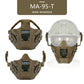 Tactical Airsoft Mask Outdoor Hunting Shooting Training Face Protective Mask Wargame Safety Half Face Mask eprolo