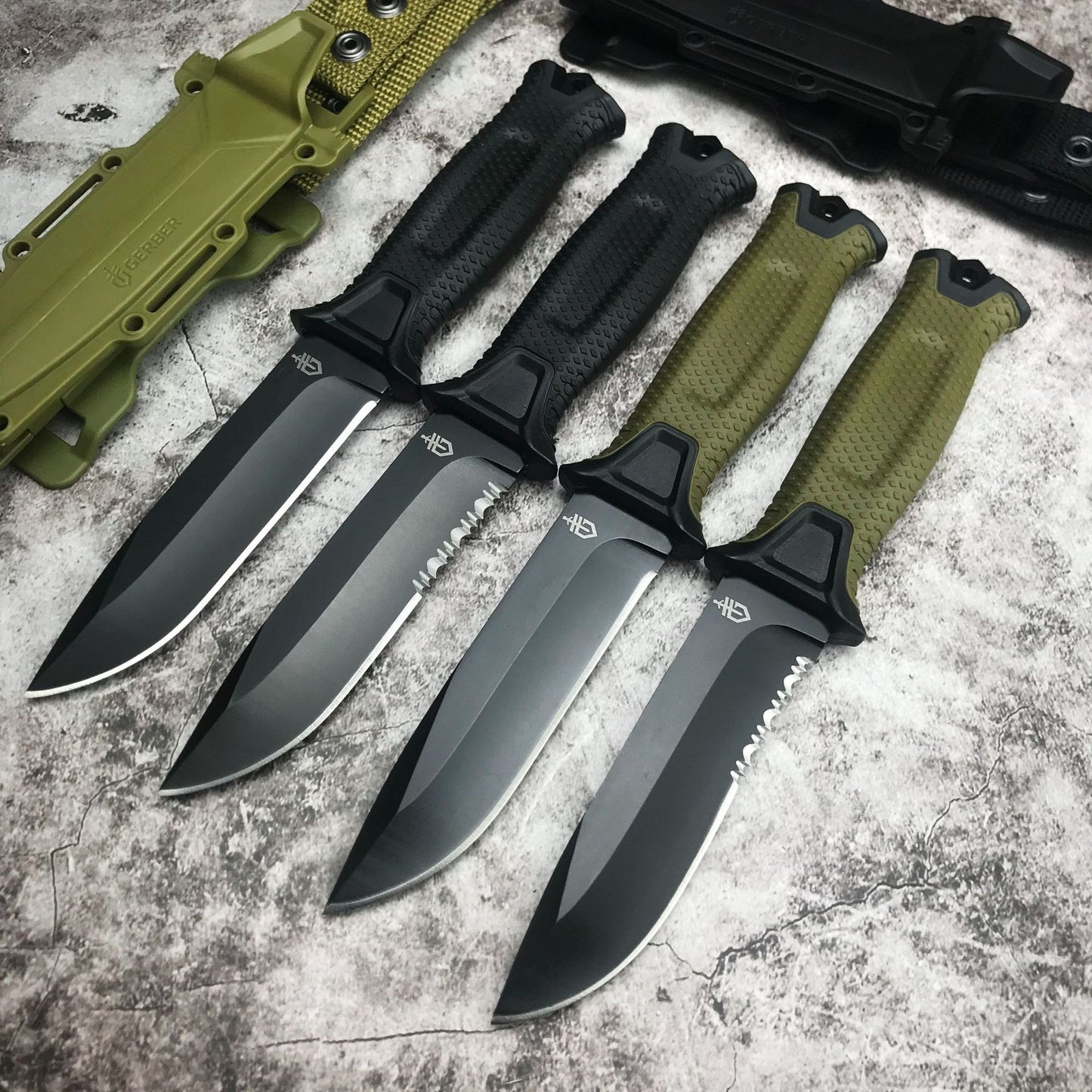 Goebel Infantry Outdoor Tactical Wilderness Survival Straight Knife Collection Of Self-Defense Carry Knives Outdoor Pocket Knife eprolo