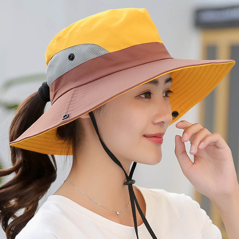 Couple Sun Hat Summer Men And Women Outdoor Sports Fisherman Hat Female Sun Hat Sun Hat Travel Mountaineering Travel Hat eprolo