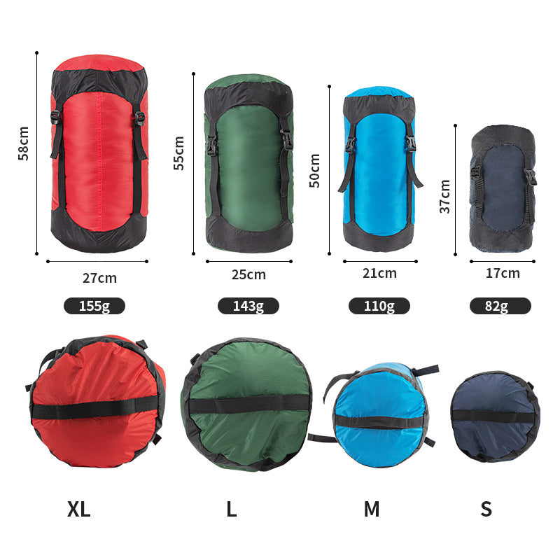 Camping and camping sleeping bag storage bag Lightweight capsule compression bag Travel clothing and miscellaneous storage bag 40D eprolo