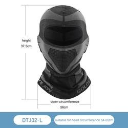 Winter Cycling Warm Scarf For Men And Women Double Layer With Fleece Thickened Cold Mask Windproof Ear Protector Head Cover