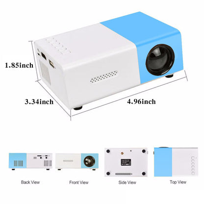 1pc Portable Movie Projector with WiFi, HDMI, USB, and iOS/Android Compatibility - Perfect for Meetings, Office, School, Team Bu eprolo