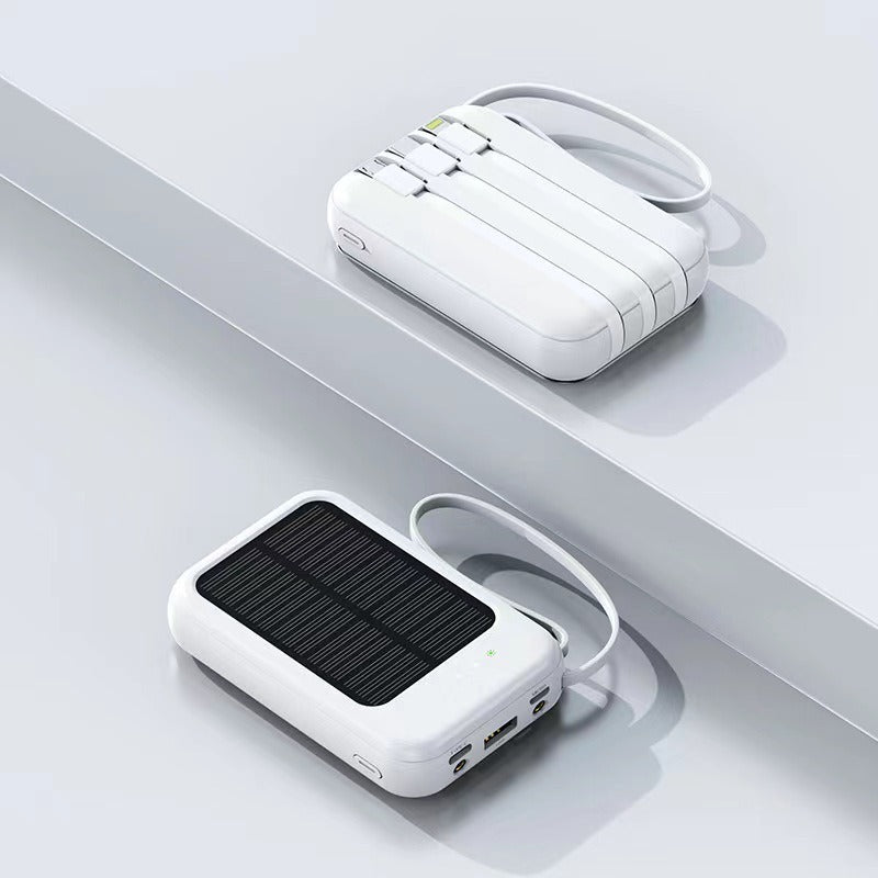 Mini solar power bank comes with a 20000mAh outdoor camping portable large capacity mobile power supply eprolo