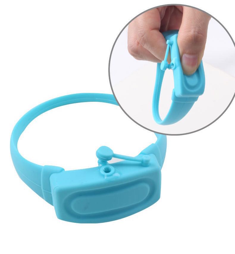 Hand Sanitizer Disinfectant Sub-packing Silicone Bracelet Wristband Hand Dispenser Wearable Hand Sanitizer Dispenser Pumps eprolo