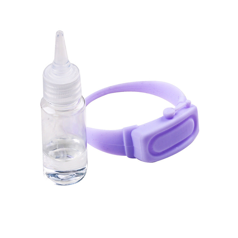 Hand Sanitizer Disinfectant Sub-packing Silicone Bracelet Wristband Hand Dispenser Wearable Hand Sanitizer Dispenser Pumps eprolo