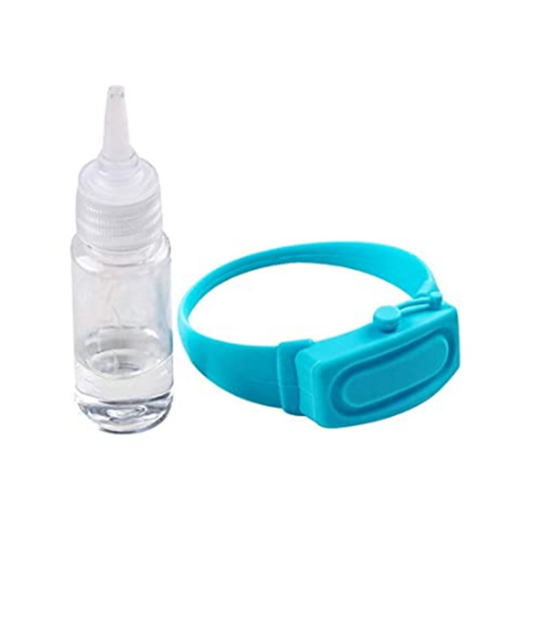 Hand Sanitizer Disinfectant Sub-packing Silicone Bracelet Wristband Hand Dispenser Wearable Hand Sanitizer Dispenser Pumps eprolo