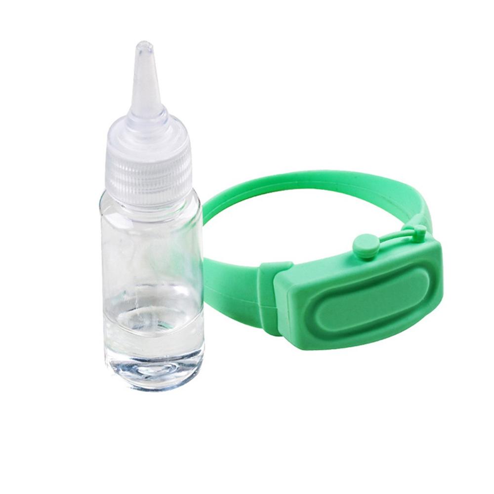 Hand Sanitizer Disinfectant Sub-packing Silicone Bracelet Wristband Hand Dispenser Wearable Hand Sanitizer Dispenser Pumps eprolo