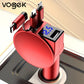 Vogek 3-in-1 Car Charger 60W Super Fast Charging for iPhone Xiaomi Huawei Samsung with Telescopic Charging Cables and Adapters eprolo