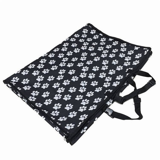 Pet carriers Oxford Fabric Paw pattern Car Pet Seat Cover Dog Car Back Seat Carrier Waterproof Pet Mat Hammock Cushion Protector eprolo