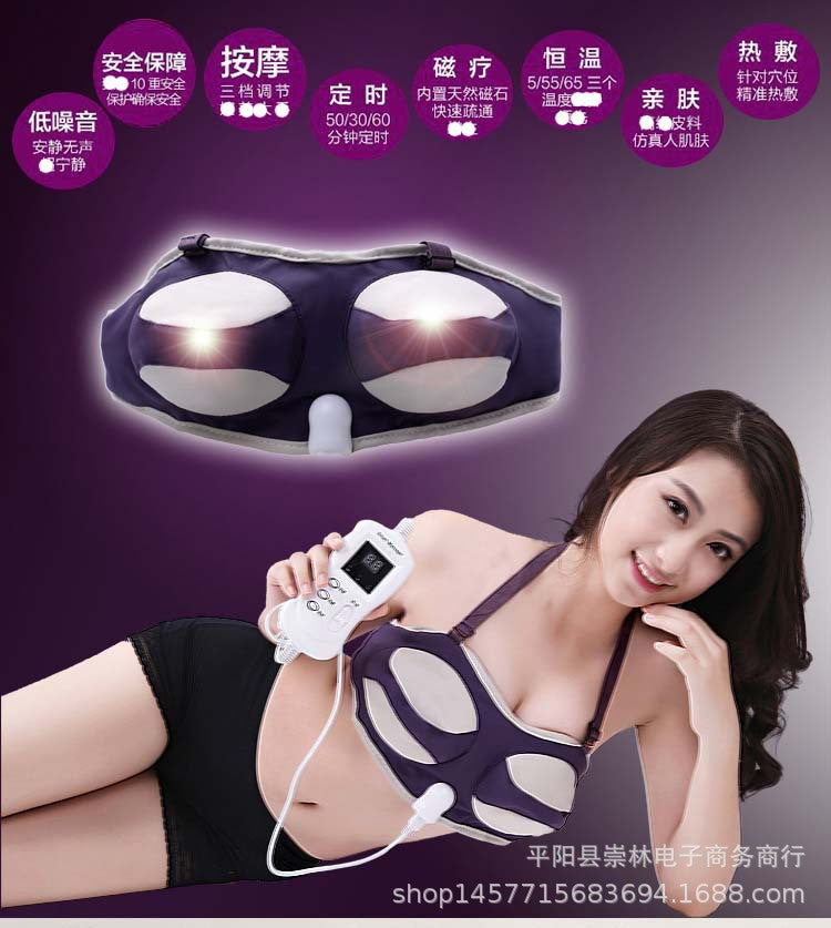 Batch electric massage breast enhancement chest massager breasts breast breast breasts to increase bra feed alfamoba