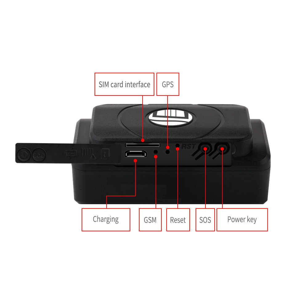 GPS Locator Tracker Mini Location Tracker Long Toleracted Container GPS Car Positioning Free Platform alfamoba