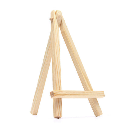 18 24 high quality pine mini small easel triangle solid wood easel children's painting plate HJ010 alfamoba