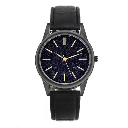 Direct quartz table Cross-border new men's watch leisure business star empty watch men's watch Watch Men alfamoba