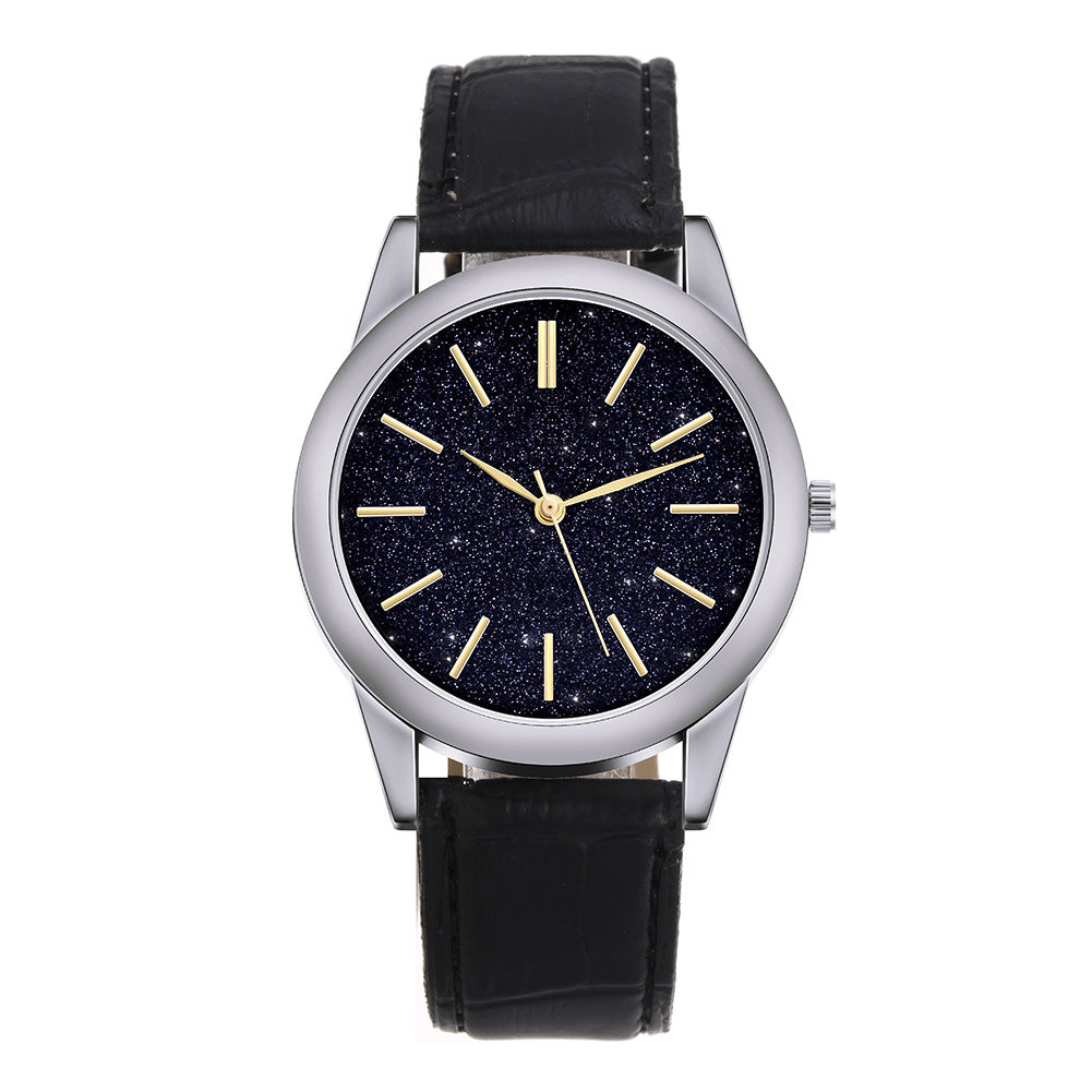 Direct quartz table Cross-border new men's watch leisure business star empty watch men's watch Watch Men alfamoba