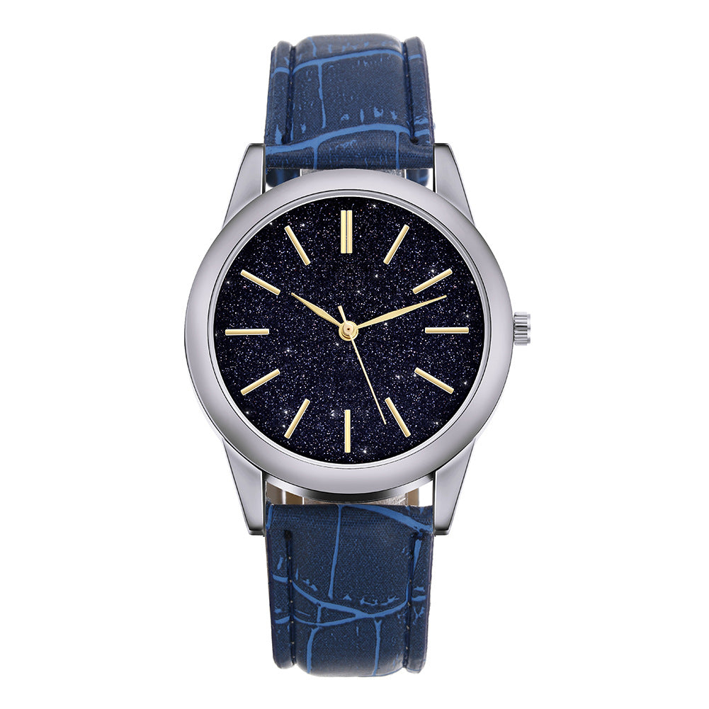 Direct quartz table Cross-border new men's watch leisure business star empty watch men's watch Watch Men alfamoba