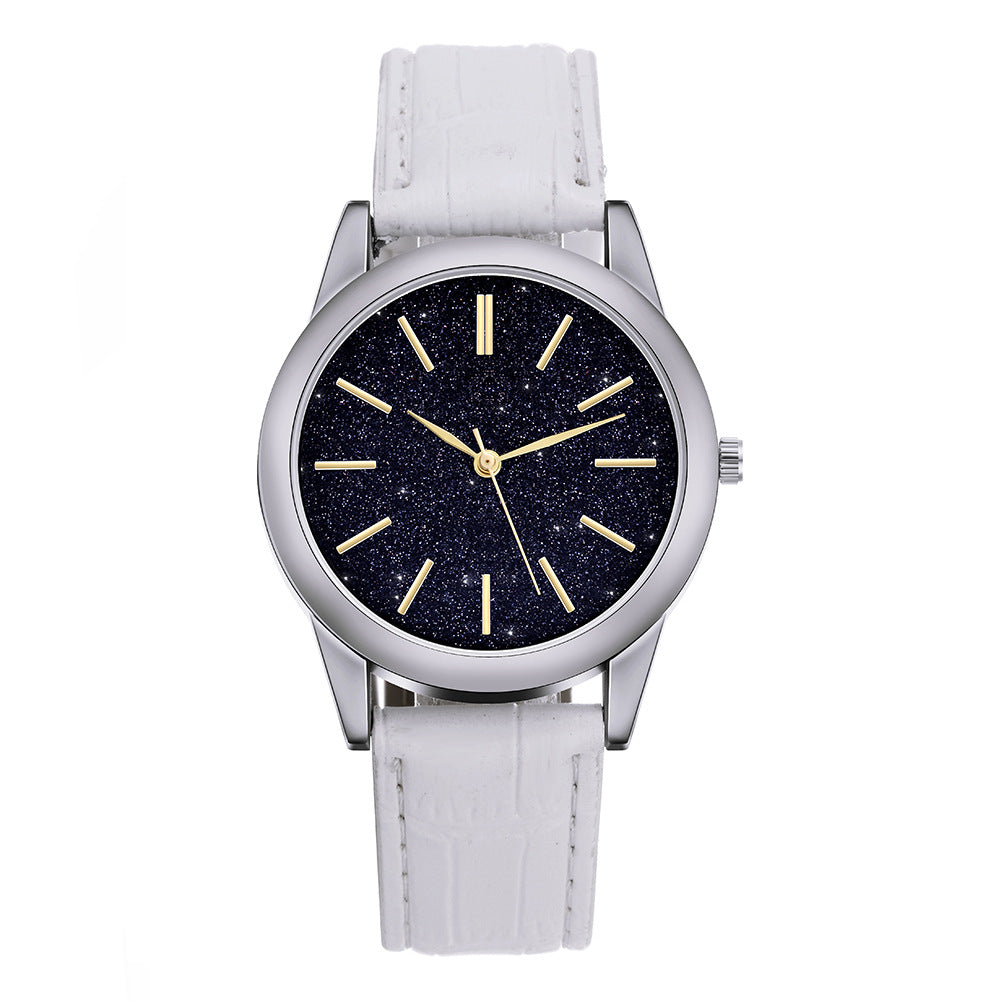 Direct quartz table Cross-border new men's watch leisure business star empty watch men's watch Watch Men alfamoba