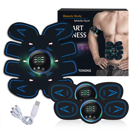 New eight intelligent EMS household abdominal muscle trainer abdominal muscles fitness lazy fitness stickers a generation alfamoba